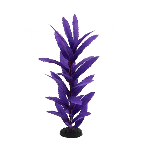 2 Pack 12 Inch Aquarium Silk Aquarium Plants (Purple / 12 Inch)