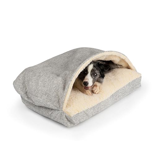 Rectangle Cozy Cave Dog Bed (Palmer Dove / Large)