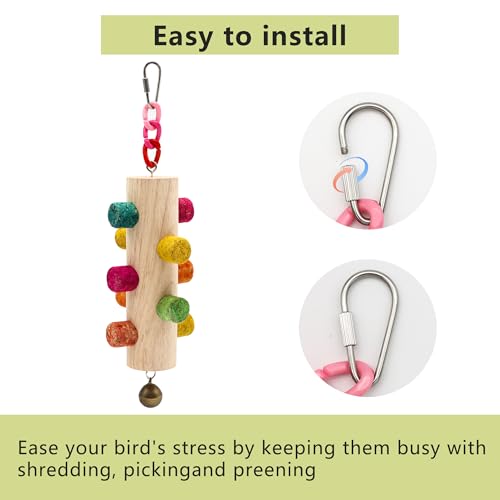 Cylinder Bird Chew Toy (1 Pack-Cylinder Cork Stick)