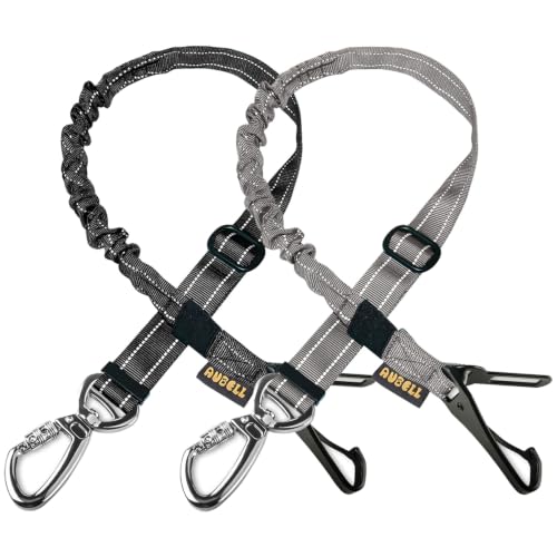 Dog Seat Belt for Car (Set Black+Grey)