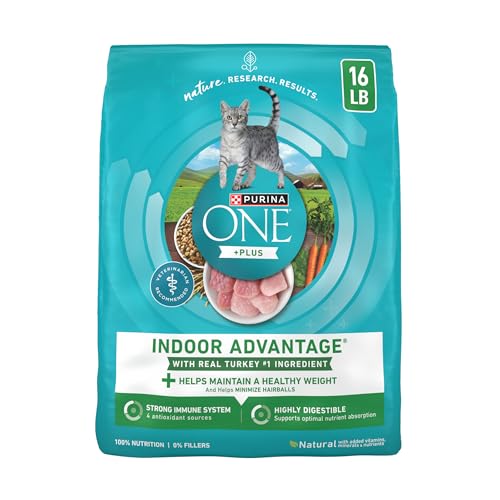 Indoor Advantage Weight Control Dry Cat Food (16 Pound (Pack of 1))