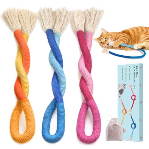 Catnip Cat Toys Chew Ropes (23.6 in)