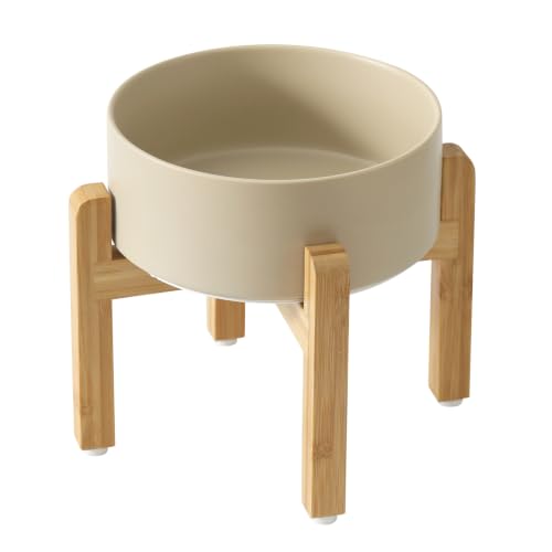Dog Bowls Elevated (Matte Khaki)