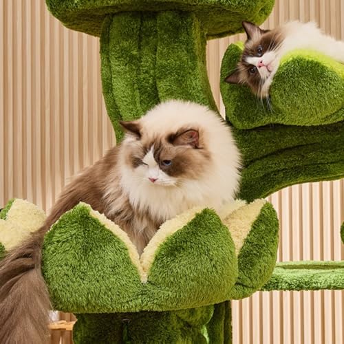 cat Climbing Frame Lotus Shaped Cat Climbing Frame Large Cat Tree Toy Multi