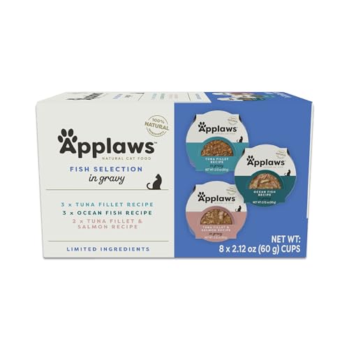 Fish Variety in Gravy Wet Cat Food (2.12 Ounce (Pack of 8))