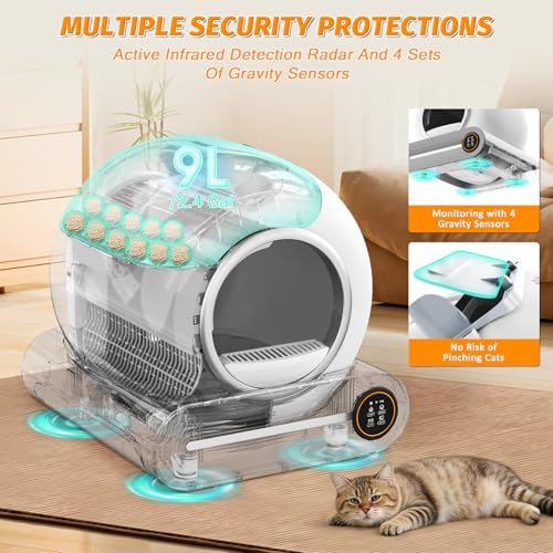 Self Cleaning Cat Litter Box (White)