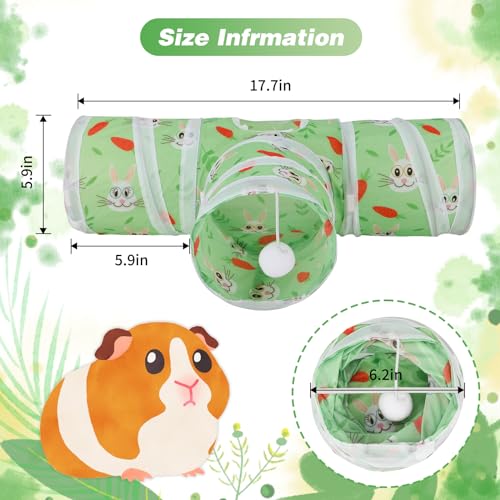 Guinea Pig Tunnel Hideout 3 (Green)