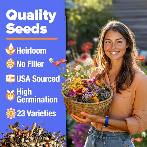 Premium Wildflower Seeds Bulk Mix