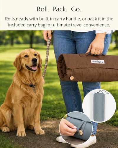 Dog Travel Mat (Brown)