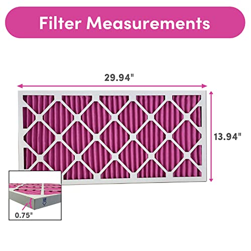 14x30x1 Air Filter (6-Pack / 14" x 30" x 1")