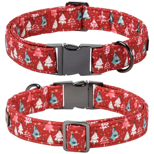 Christmas Dog Collar with Sailor Bow (X-Small (Pack of 1) / Xmas Tree(Sailor Bow))