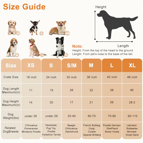 30" Foldable Metal Dog Crate (Black)
