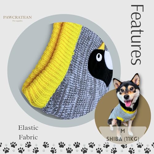 Cute Sweater for Dogs and Cats Soft Flannel Pet Outfit Warm and Cozy Animal Hoodie Small to Large Pet Clothes for Halloween Parties and Everyday Wear (X-Small)