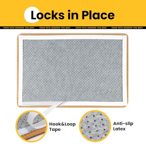 Cat Scratching Pad (1 Pack-L (31.5'' X 23.6") / Brown)