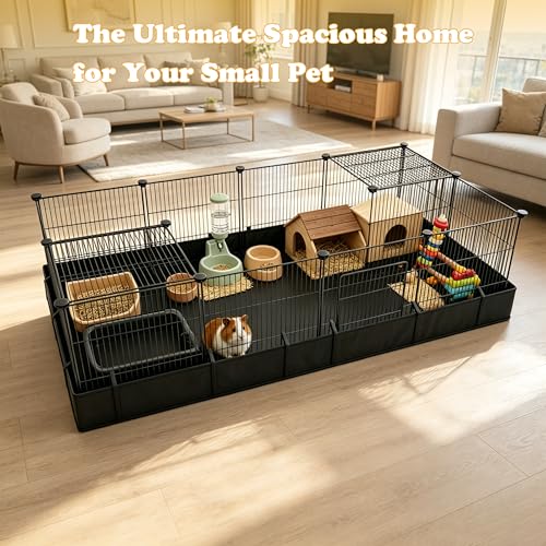 DIY Guinea Pig Cages with Waterproof Canvas Bottom