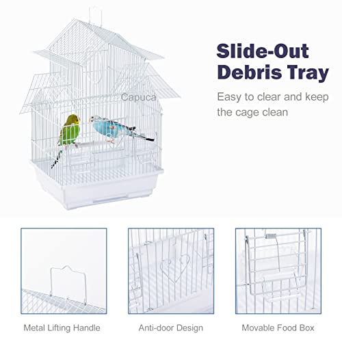 Small Bird Cage (13.5"L x 11.2"W x 22.0"H)