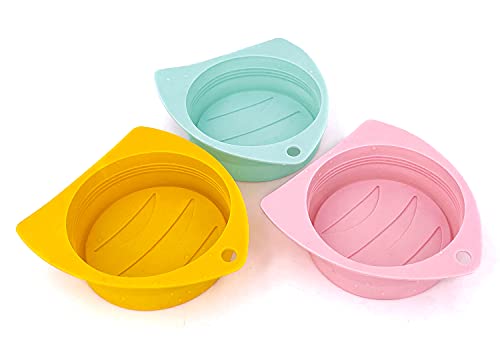 3 Pack Dog Cat Food Can Lids