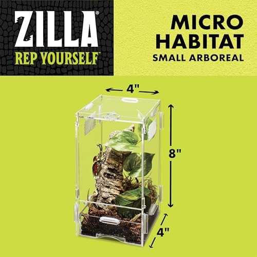 Micro Habitat Terrarium (Small / Arboreal / Clear)