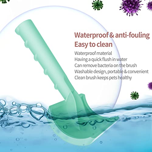 Dog Slicker Bursh for Goldendoodles Toy Poodles Fluff Shedding (green)