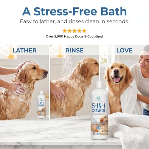 16 fl oz Dog Shampoo for Itchy Skin 5 in 1 (16 fl oz)