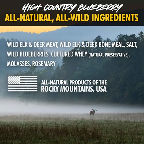 Blueberry Elk & Venison Training Treats for Dogs (4 Ounce (Pack of 1))