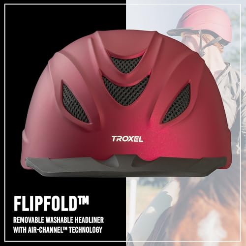 Intrepid Saddle Horse Riding Helmet (Small / Mulberry)