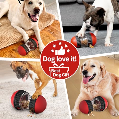 Interactive Dog Puzzle Toy (Red+Green)