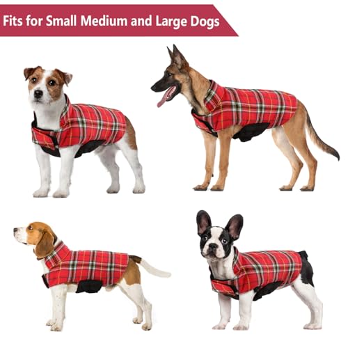 Waterproof Dog Coat (Bright Red / 2X-Large (Pack of 1))