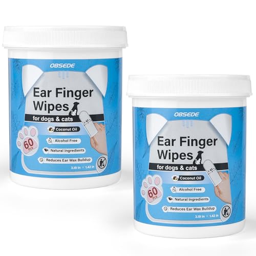 Ear Finger Wipes for Dogs & Cats