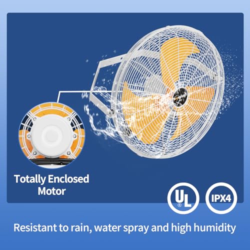 20 Inch Outdoor Wall Fan (20 Inch - Outdoor Use)