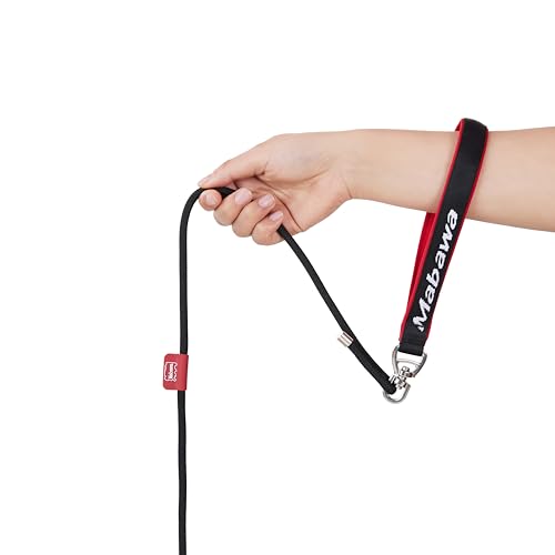 Dog Anti Slip Leash 5FT with Metal Stopper (Black / 5 FT)