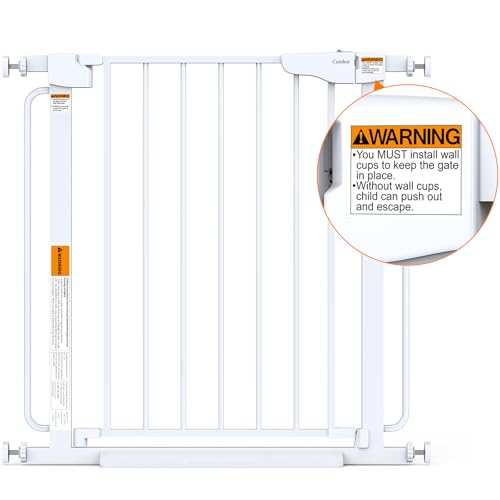 30.4 56.8" Extra Wide Baby Gate (White / 30.4"-56.8" W x 30.5" H)