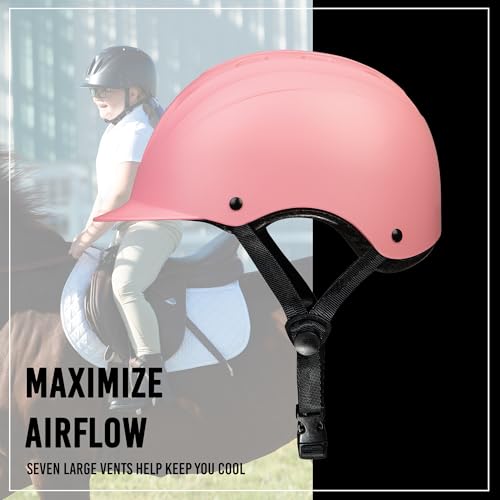 Sport 2.0 Injection Molded Horse Riding Helmet (Pink / X-Small)
