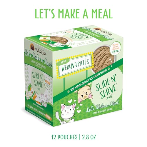 Wet Cat Food Lets Make a Meal with Lamb and Mackerel Pate (2.8 Ounce (Pack of 12))