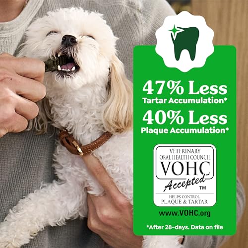 Weight Management Petite Size Natural Dental Dog Treats (45 Count (Pack of 1))