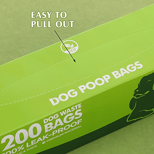 20 Rolls 4000 Ct Dog Poop Bags Leak Proof (1 Count (Pack of 20) / Green)