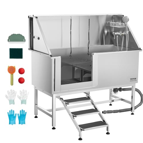 Stainless Steel Dog Washing Station (62 inch)