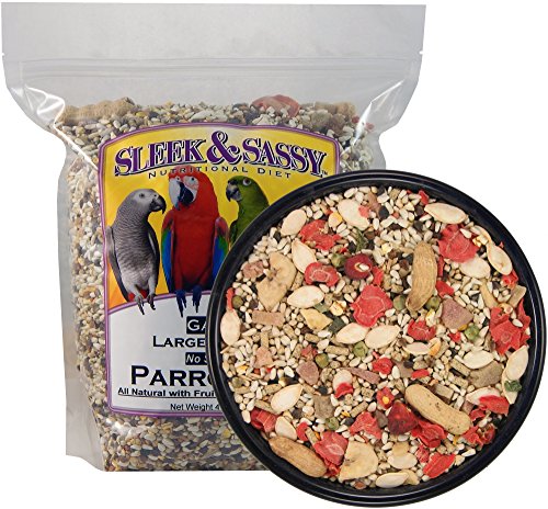 Garden Large Hookbill No Sunflower Parrot Food for Large Conures (4 Pound (Pack of 1))
