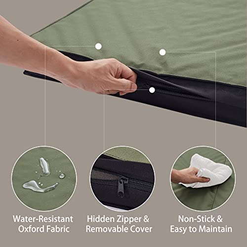 Outdoor Dog Beds for Large Dogs (X-Large / Olive Green)