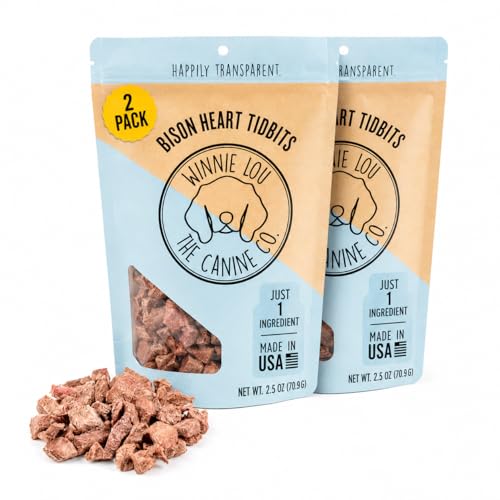 Winnie Lou Organic Jerky Dog Treats Made in The USA (2 Pack (5 oz))