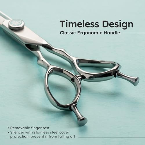 7” Dog Grooming Scissors with Serrated Edge (7" Sawtooth)