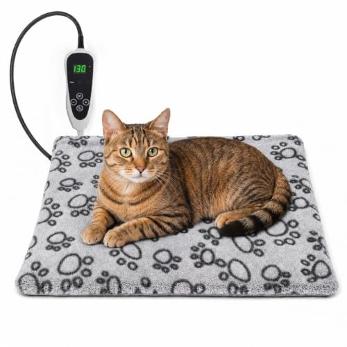 Cat Heating Pad 18x18 in UL (Grey / 18 x 18 in)
