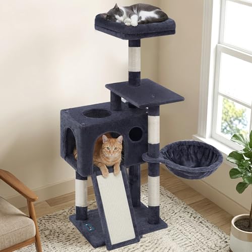 Cat Tree Tower 42'' with Condo (Dark gray / 42 inch)