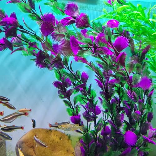 20.47 Inch Tall Aquarium Plants (Purple (Style C))