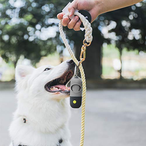 Dog Poop Bag Dispenser with Built (Black / 1 Count (Pack of 1))