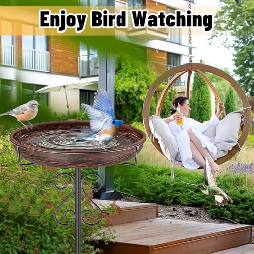 Bird Bath for Outside (Vintage Bronze)