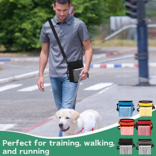 6 Pcs Dog Treat Training Pouch Bulk with Waist Shoulder Strap