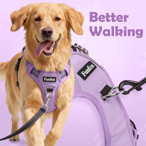 Dog Harness No Pull (Purple / Small)