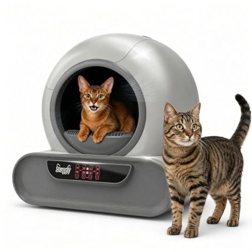70L Anti Pinch Feature Automatic Cat Litter Box