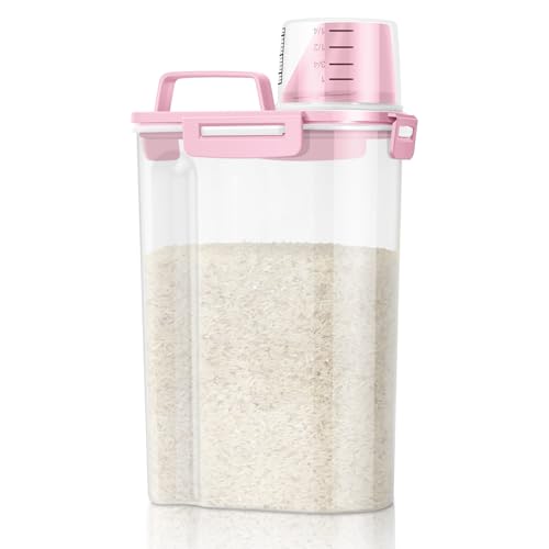 Rice Storage Container 5 Lbs (3Qt-Red)